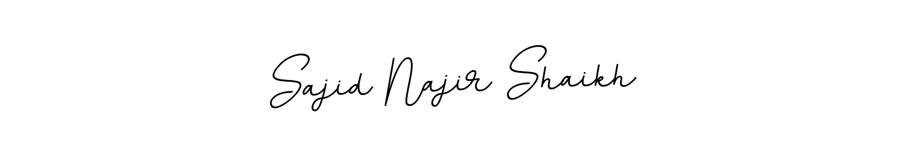 This is the best signature style for the Sajid Najir Shaikh name. Also you like these signature font (BallpointsItalic-DORy9). Mix name signature. Sajid Najir Shaikh signature style 11 images and pictures png