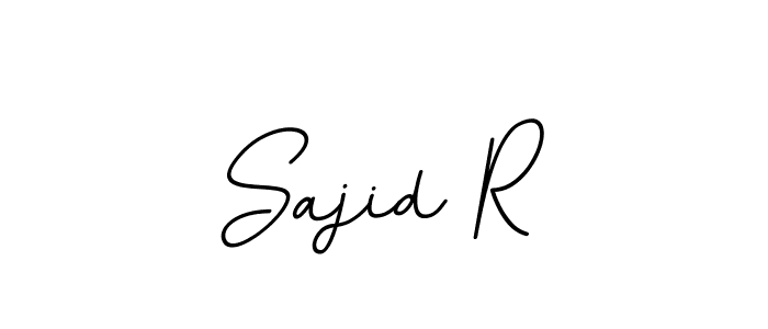 How to Draw Sajid R signature style? BallpointsItalic-DORy9 is a latest design signature styles for name Sajid R. Sajid R signature style 11 images and pictures png