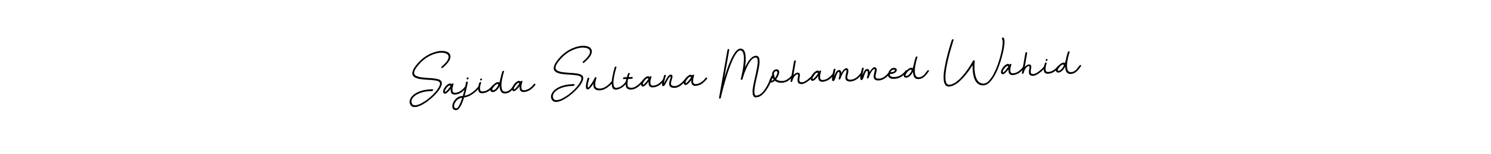 Here are the top 10 professional signature styles for the name Sajida Sultana Mohammed Wahid. These are the best autograph styles you can use for your name. Sajida Sultana Mohammed Wahid signature style 11 images and pictures png