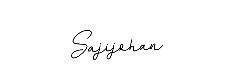 How to make Sajijohan name signature. Use BallpointsItalic-DORy9 style for creating short signs online. This is the latest handwritten sign. Sajijohan signature style 11 images and pictures png