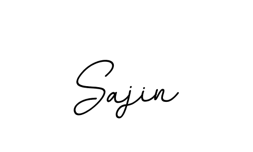 It looks lik you need a new signature style for name Sajin. Design unique handwritten (BallpointsItalic-DORy9) signature with our free signature maker in just a few clicks. Sajin signature style 11 images and pictures png