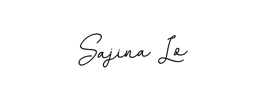 You should practise on your own different ways (BallpointsItalic-DORy9) to write your name (Sajina Lo) in signature. don't let someone else do it for you. Sajina Lo signature style 11 images and pictures png