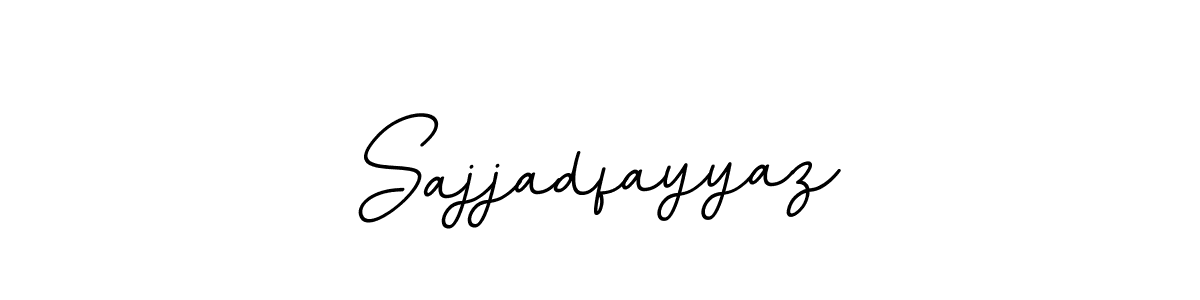 if you are searching for the best signature style for your name Sajjadfayyaz. so please give up your signature search. here we have designed multiple signature styles  using BallpointsItalic-DORy9. Sajjadfayyaz signature style 11 images and pictures png