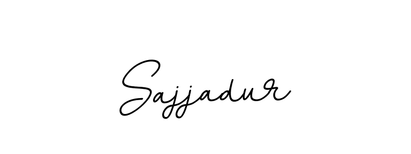 How to make Sajjadur name signature. Use BallpointsItalic-DORy9 style for creating short signs online. This is the latest handwritten sign. Sajjadur signature style 11 images and pictures png