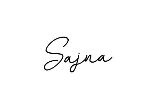 Design your own signature with our free online signature maker. With this signature software, you can create a handwritten (BallpointsItalic-DORy9) signature for name Sajna. Sajna signature style 11 images and pictures png