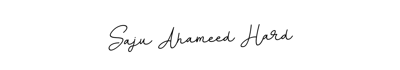 How to make Saju Ahameed Hard signature? BallpointsItalic-DORy9 is a professional autograph style. Create handwritten signature for Saju Ahameed Hard name. Saju Ahameed Hard signature style 11 images and pictures png