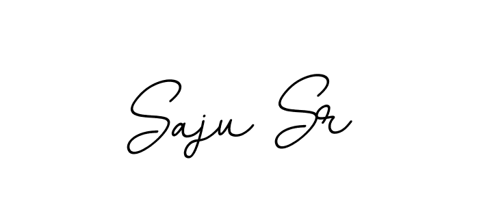 Design your own signature with our free online signature maker. With this signature software, you can create a handwritten (BallpointsItalic-DORy9) signature for name Saju Sr. Saju Sr signature style 11 images and pictures png