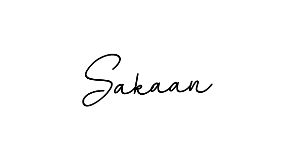 Use a signature maker to create a handwritten signature online. With this signature software, you can design (BallpointsItalic-DORy9) your own signature for name Sakaan. Sakaan signature style 11 images and pictures png