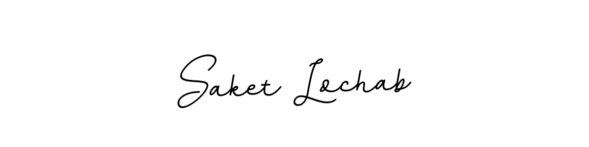 if you are searching for the best signature style for your name Saket Lochab. so please give up your signature search. here we have designed multiple signature styles  using BallpointsItalic-DORy9. Saket Lochab signature style 11 images and pictures png