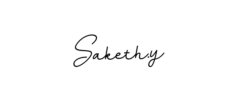 Make a beautiful signature design for name Saketh.y. With this signature (BallpointsItalic-DORy9) style, you can create a handwritten signature for free. Saketh.y signature style 11 images and pictures png