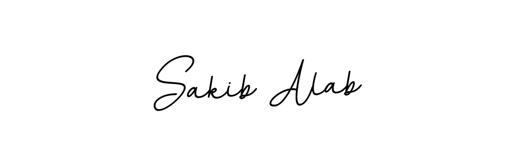 Make a beautiful signature design for name Sakib Alab. With this signature (BallpointsItalic-DORy9) style, you can create a handwritten signature for free. Sakib Alab signature style 11 images and pictures png