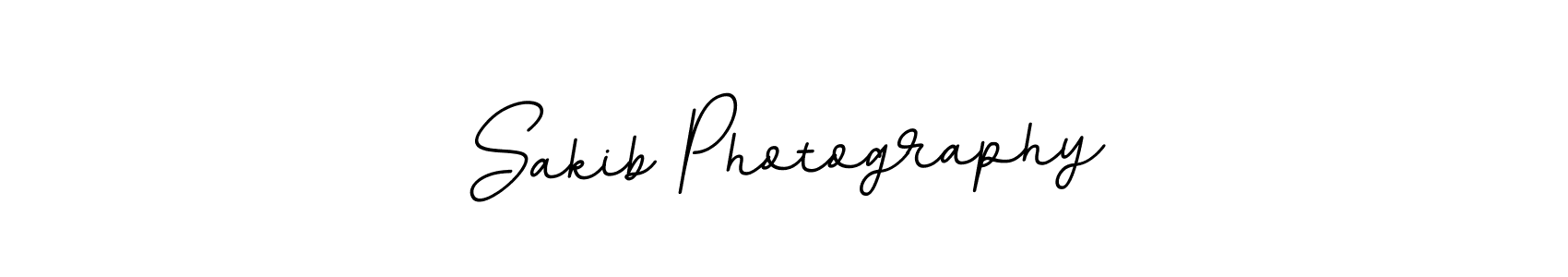 How to make Sakib Photography name signature. Use BallpointsItalic-DORy9 style for creating short signs online. This is the latest handwritten sign. Sakib Photography signature style 11 images and pictures png