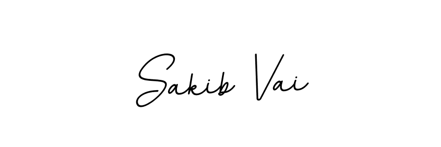 Design your own signature with our free online signature maker. With this signature software, you can create a handwritten (BallpointsItalic-DORy9) signature for name Sakib Vai. Sakib Vai signature style 11 images and pictures png