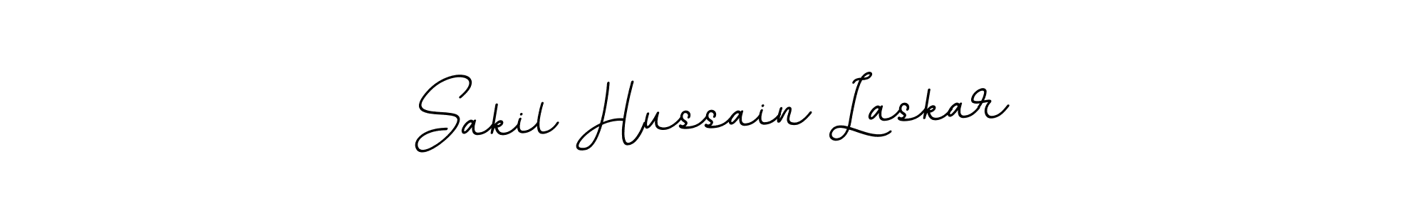 Make a beautiful signature design for name Sakil Hussain Laskar. With this signature (BallpointsItalic-DORy9) style, you can create a handwritten signature for free. Sakil Hussain Laskar signature style 11 images and pictures png