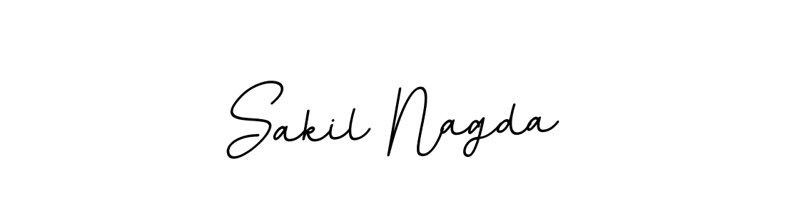 Sakil Nagda stylish signature style. Best Handwritten Sign (BallpointsItalic-DORy9) for my name. Handwritten Signature Collection Ideas for my name Sakil Nagda. Sakil Nagda signature style 11 images and pictures png