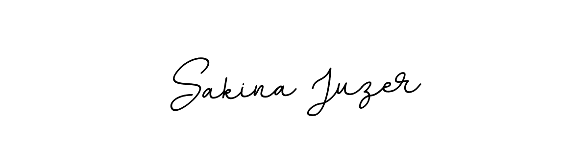 Design your own signature with our free online signature maker. With this signature software, you can create a handwritten (BallpointsItalic-DORy9) signature for name Sakina Juzer. Sakina Juzer signature style 11 images and pictures png