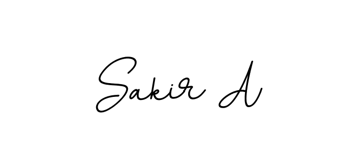 Also we have Sakir A name is the best signature style. Create professional handwritten signature collection using BallpointsItalic-DORy9 autograph style. Sakir A signature style 11 images and pictures png