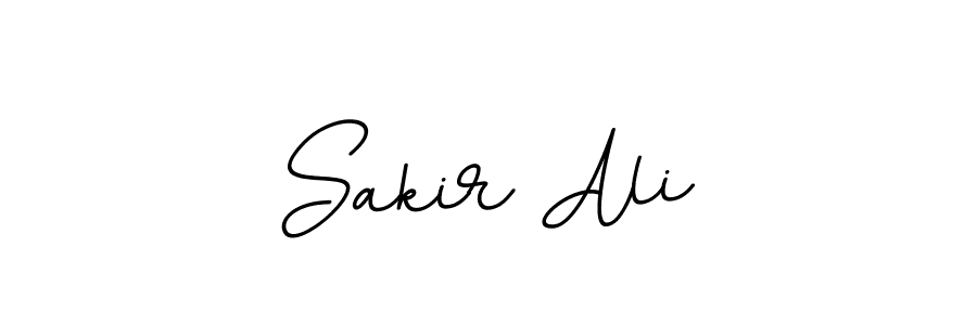 Make a beautiful signature design for name Sakir Ali. With this signature (BallpointsItalic-DORy9) style, you can create a handwritten signature for free. Sakir Ali signature style 11 images and pictures png