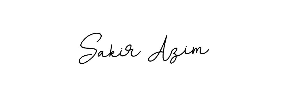 Sakir Azim stylish signature style. Best Handwritten Sign (BallpointsItalic-DORy9) for my name. Handwritten Signature Collection Ideas for my name Sakir Azim. Sakir Azim signature style 11 images and pictures png