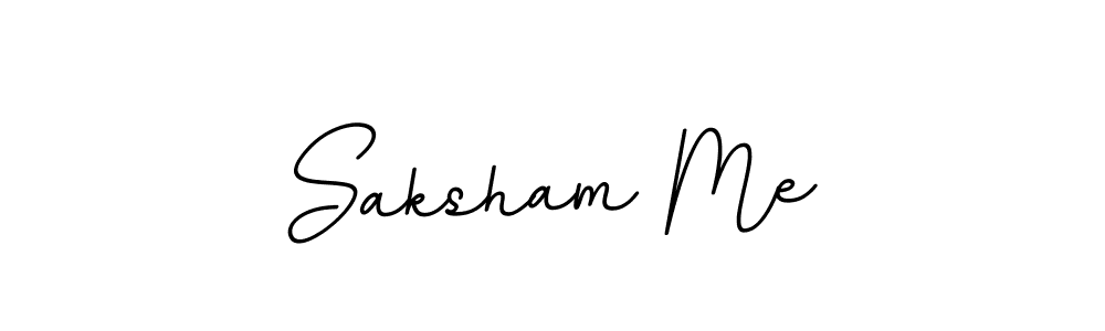 Also You can easily find your signature by using the search form. We will create Saksham Me name handwritten signature images for you free of cost using BallpointsItalic-DORy9 sign style. Saksham Me signature style 11 images and pictures png