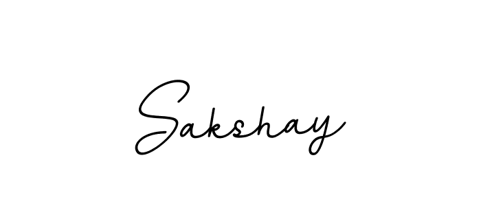 Use a signature maker to create a handwritten signature online. With this signature software, you can design (BallpointsItalic-DORy9) your own signature for name Sakshay. Sakshay signature style 11 images and pictures png