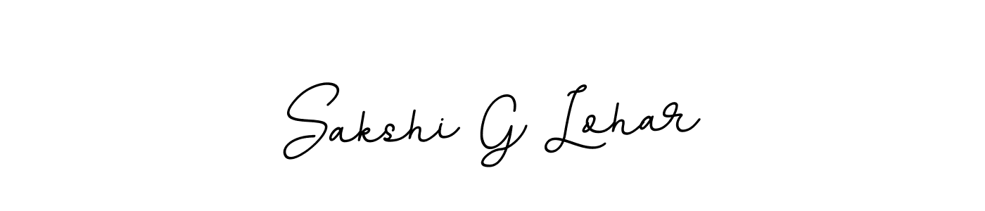 Use a signature maker to create a handwritten signature online. With this signature software, you can design (BallpointsItalic-DORy9) your own signature for name Sakshi G Lohar. Sakshi G Lohar signature style 11 images and pictures png