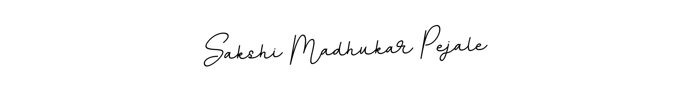 Make a beautiful signature design for name Sakshi Madhukar Pejale. With this signature (BallpointsItalic-DORy9) style, you can create a handwritten signature for free. Sakshi Madhukar Pejale signature style 11 images and pictures png