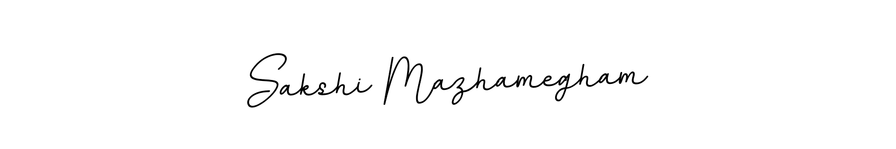 The best way (BallpointsItalic-DORy9) to make a short signature is to pick only two or three words in your name. The name Sakshi Mazhamegham include a total of six letters. For converting this name. Sakshi Mazhamegham signature style 11 images and pictures png