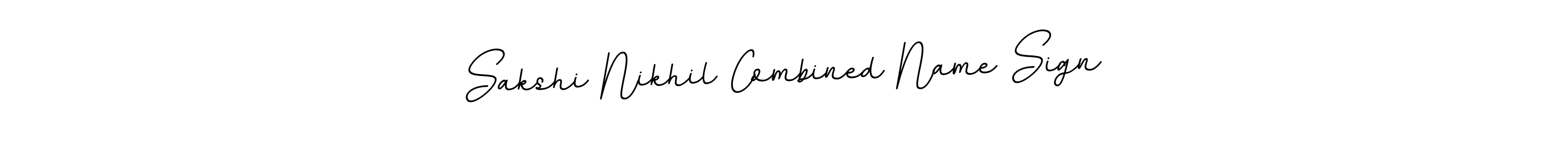 BallpointsItalic-DORy9 is a professional signature style that is perfect for those who want to add a touch of class to their signature. It is also a great choice for those who want to make their signature more unique. Get Sakshi Nikhil Combined Name Sign name to fancy signature for free. Sakshi Nikhil Combined Name Sign signature style 11 images and pictures png