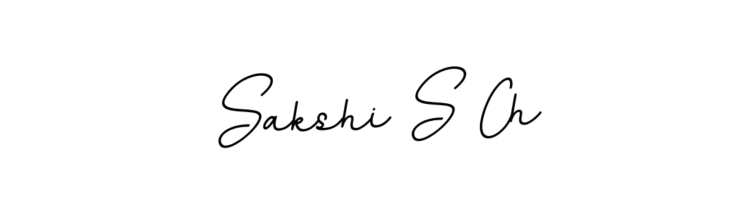This is the best signature style for the Sakshi S Ch name. Also you like these signature font (BallpointsItalic-DORy9). Mix name signature. Sakshi S Ch signature style 11 images and pictures png