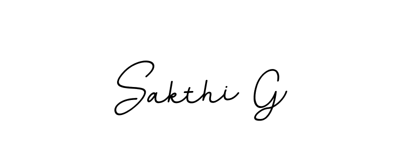 Make a beautiful signature design for name Sakthi G. With this signature (BallpointsItalic-DORy9) style, you can create a handwritten signature for free. Sakthi G signature style 11 images and pictures png