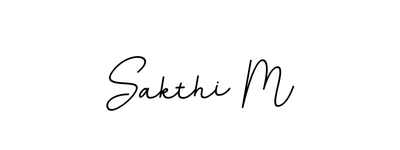 You should practise on your own different ways (BallpointsItalic-DORy9) to write your name (Sakthi M) in signature. don't let someone else do it for you. Sakthi M signature style 11 images and pictures png