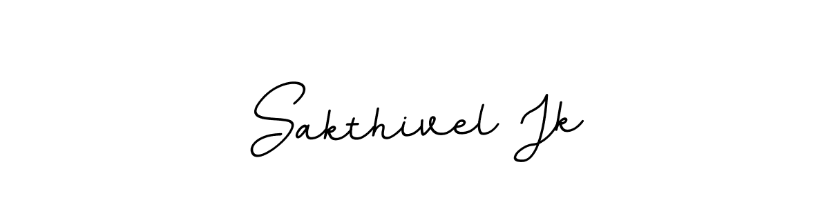 This is the best signature style for the Sakthivel Jk name. Also you like these signature font (BallpointsItalic-DORy9). Mix name signature. Sakthivel Jk signature style 11 images and pictures png