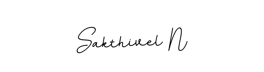 The best way (BallpointsItalic-DORy9) to make a short signature is to pick only two or three words in your name. The name Sakthivel N include a total of six letters. For converting this name. Sakthivel N signature style 11 images and pictures png