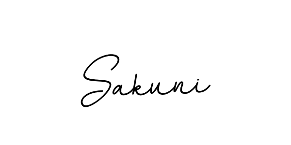 Use a signature maker to create a handwritten signature online. With this signature software, you can design (BallpointsItalic-DORy9) your own signature for name Sakuni. Sakuni signature style 11 images and pictures png