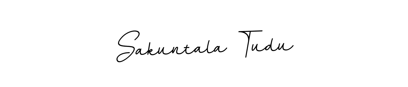 How to make Sakuntala Tudu name signature. Use BallpointsItalic-DORy9 style for creating short signs online. This is the latest handwritten sign. Sakuntala Tudu signature style 11 images and pictures png
