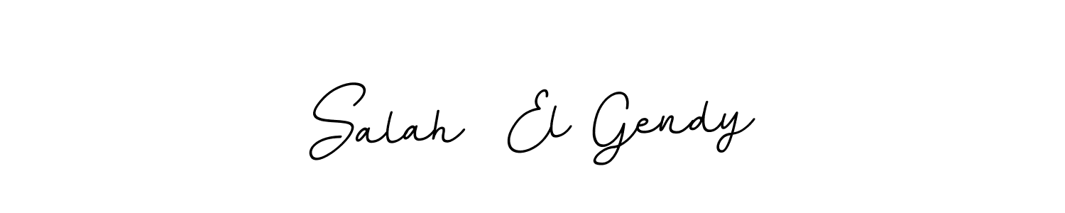 Use a signature maker to create a handwritten signature online. With this signature software, you can design (BallpointsItalic-DORy9) your own signature for name Salah  El Gendy. Salah  El Gendy signature style 11 images and pictures png