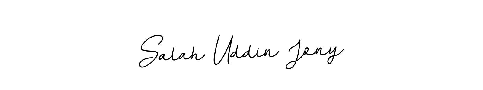 Also You can easily find your signature by using the search form. We will create Salah Uddin Jony name handwritten signature images for you free of cost using BallpointsItalic-DORy9 sign style. Salah Uddin Jony signature style 11 images and pictures png