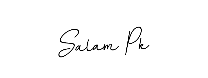 How to make Salam Pk signature? BallpointsItalic-DORy9 is a professional autograph style. Create handwritten signature for Salam Pk name. Salam Pk signature style 11 images and pictures png