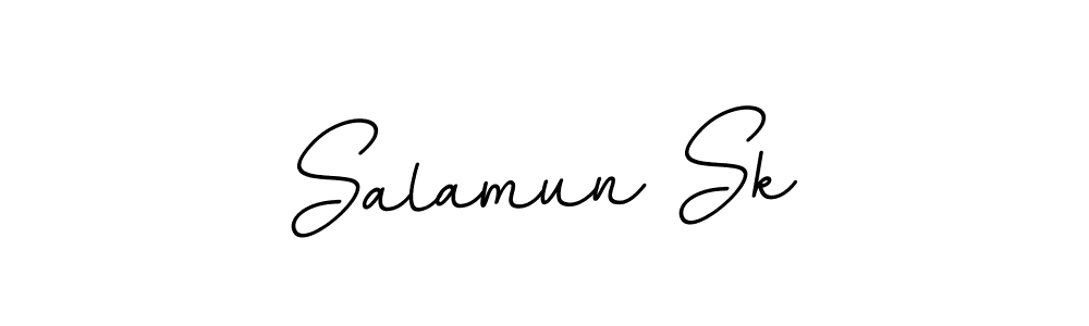 You should practise on your own different ways (BallpointsItalic-DORy9) to write your name (Salamun Sk) in signature. don't let someone else do it for you. Salamun Sk signature style 11 images and pictures png