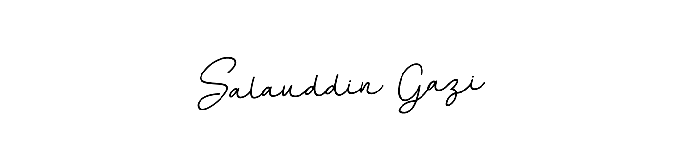 How to make Salauddin Gazi signature? BallpointsItalic-DORy9 is a professional autograph style. Create handwritten signature for Salauddin Gazi name. Salauddin Gazi signature style 11 images and pictures png