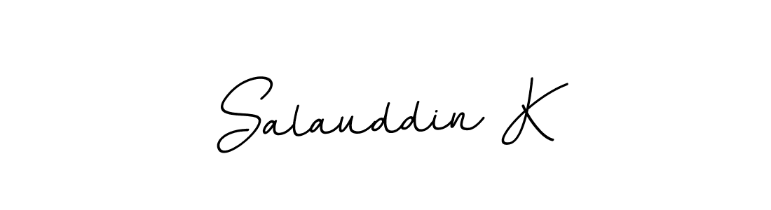 This is the best signature style for the Salauddin K name. Also you like these signature font (BallpointsItalic-DORy9). Mix name signature. Salauddin K signature style 11 images and pictures png