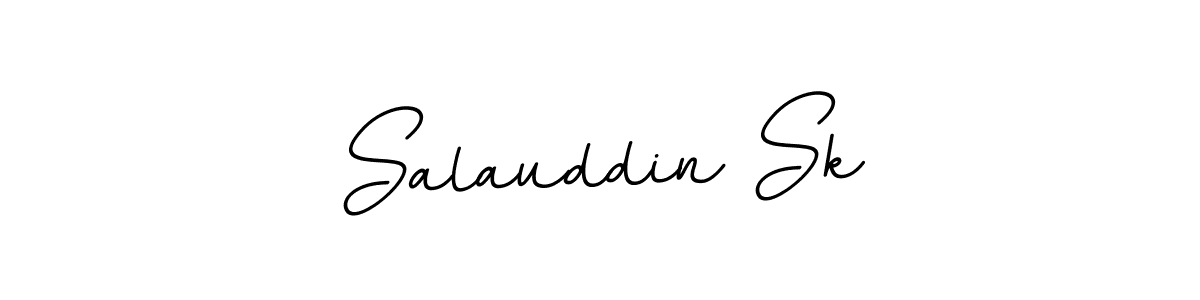 Make a beautiful signature design for name Salauddin Sk. With this signature (BallpointsItalic-DORy9) style, you can create a handwritten signature for free. Salauddin Sk signature style 11 images and pictures png