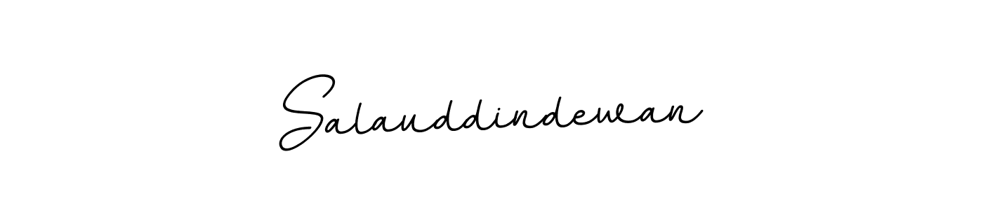 Design your own signature with our free online signature maker. With this signature software, you can create a handwritten (BallpointsItalic-DORy9) signature for name Salauddindewan. Salauddindewan signature style 11 images and pictures png