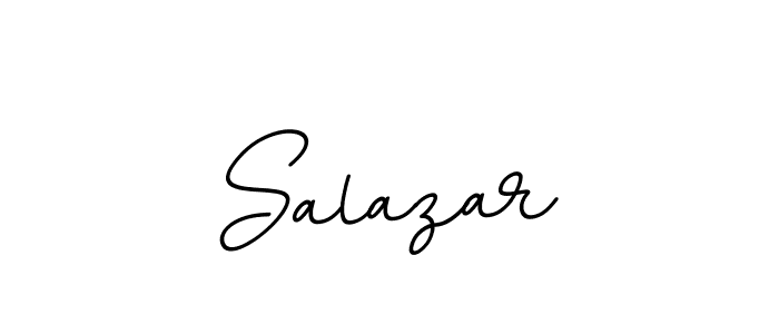 Create a beautiful signature design for name Salazar. With this signature (BallpointsItalic-DORy9) fonts, you can make a handwritten signature for free. Salazar signature style 11 images and pictures png