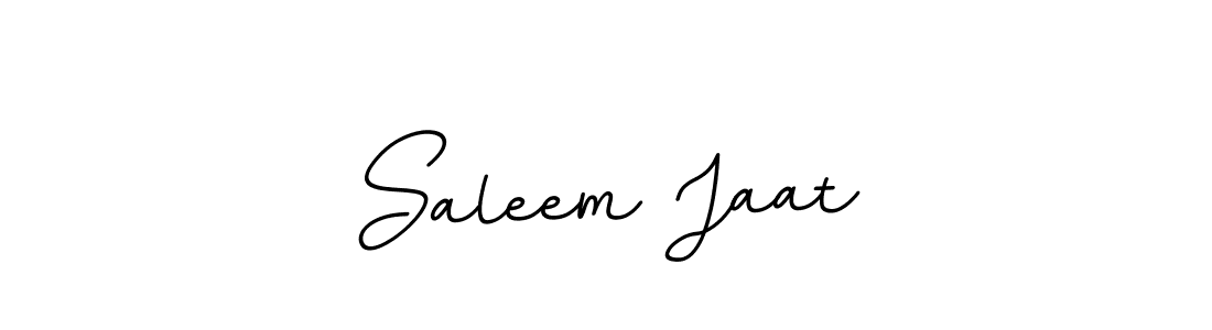 Make a beautiful signature design for name Saleem Jaat. With this signature (BallpointsItalic-DORy9) style, you can create a handwritten signature for free. Saleem Jaat signature style 11 images and pictures png