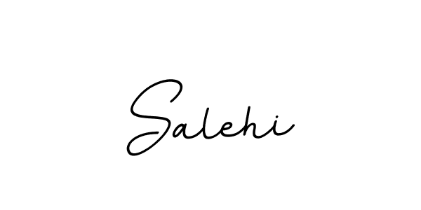 Use a signature maker to create a handwritten signature online. With this signature software, you can design (BallpointsItalic-DORy9) your own signature for name Salehi. Salehi signature style 11 images and pictures png