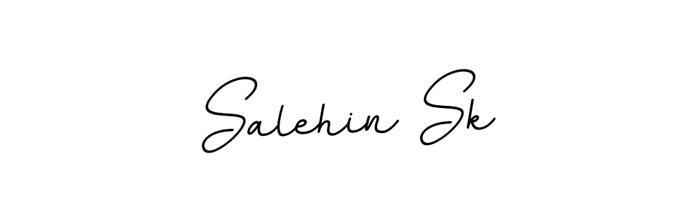 How to make Salehin Sk name signature. Use BallpointsItalic-DORy9 style for creating short signs online. This is the latest handwritten sign. Salehin Sk signature style 11 images and pictures png