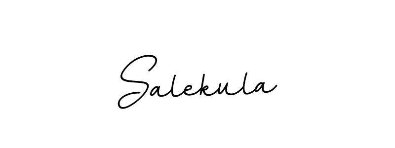 Create a beautiful signature design for name Salekula. With this signature (BallpointsItalic-DORy9) fonts, you can make a handwritten signature for free. Salekula signature style 11 images and pictures png