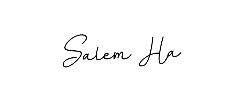 It looks lik you need a new signature style for name Salem Ha. Design unique handwritten (BallpointsItalic-DORy9) signature with our free signature maker in just a few clicks. Salem Ha signature style 11 images and pictures png